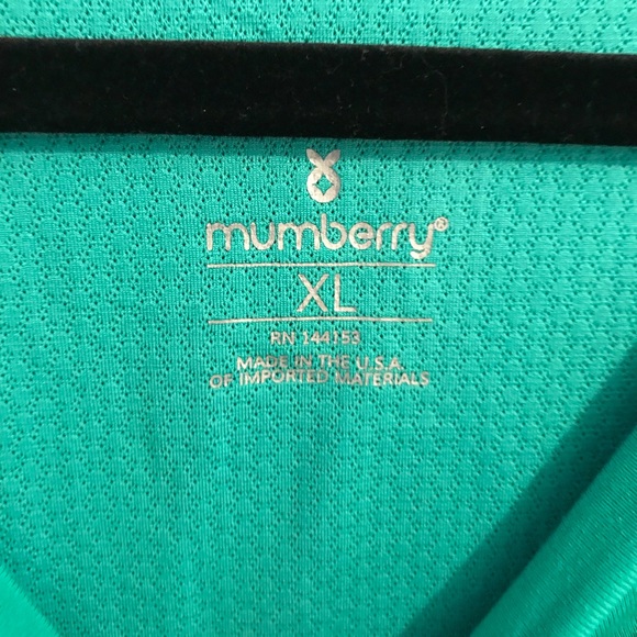 Maternity Active Wear tunic (Teal) - Picture 2 of 3